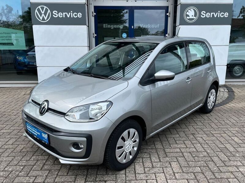 Silber Gebraucht 2022 VW up! move up! Kleinwagen | 14.350 € (Etwas zu teuer) - Bild 1/4