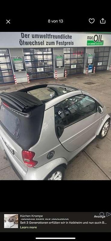 Gebraucht Smart ForTwo Cabrio Basis 61 PS (44 kW) 2008 Grau Cabrio