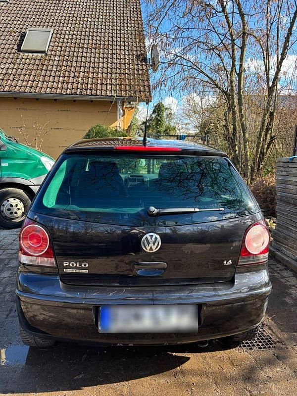 Gebraucht VW Polo Trendline 69 PS (50 kW) 2009 Schwarz Kleinwagen