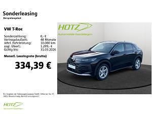 Neu VW T-Roc Style 116 PS (85 kW) 2026 Schwarz (grenadillschwarz metallic) SUV