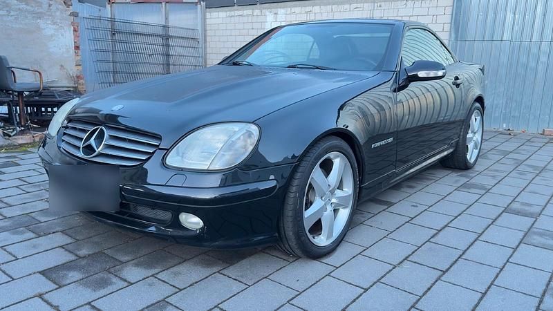 Gebraucht Mercedes SLK200 163 PS (119 kW) 2001 Schwarz Cabrio