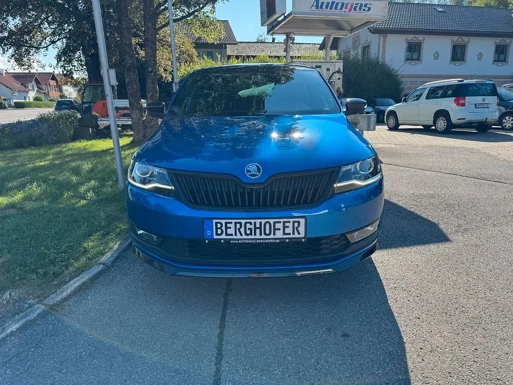 Gebraucht Skoda Rapid Monte Carlo 110 PS (80 kW) 2019 Blau Kleinwagen