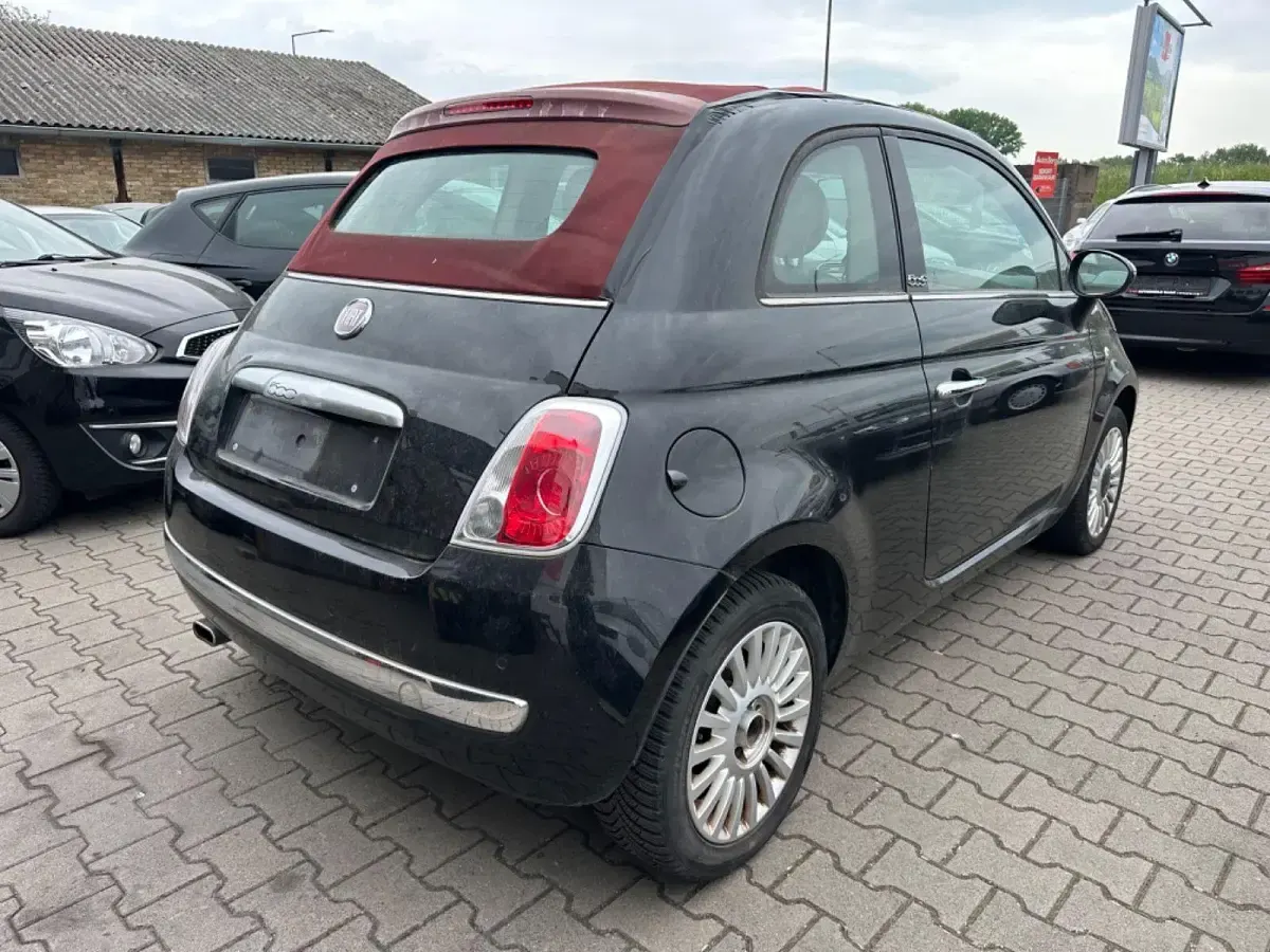 Gebraucht Fiat 500C 101 PS (74 kW) 2011 Schwarz Cabrio