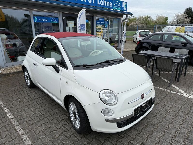 Weiß Gebraucht 2013 Fiat 500 Lounge Cabrio | 7.950 € (Fairer Preis) - Bild 1/4