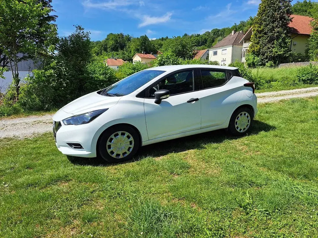 Gebraucht Nissan Micra Visia+ 92 PS (67 kW) 2021 Weiß Kleinwagen