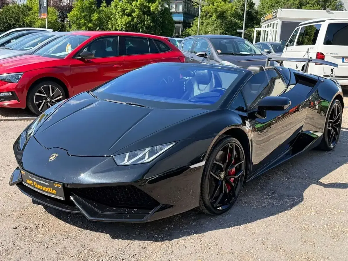 Used Lamborghini Huracán 610 HP (448 kW) 2017 Black Cabriolet