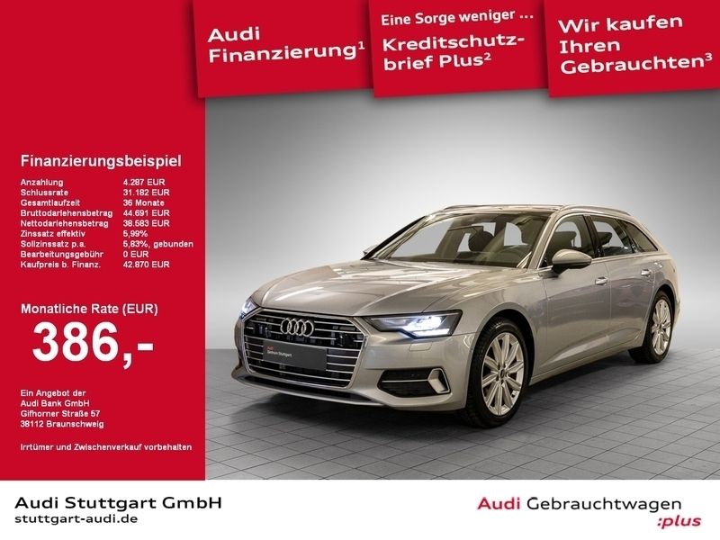 Florettsilber metallic Gebraucht 2023 Audi A6 Sport Kombi | 42.870 € (Fairer Preis) - Bild 1/2