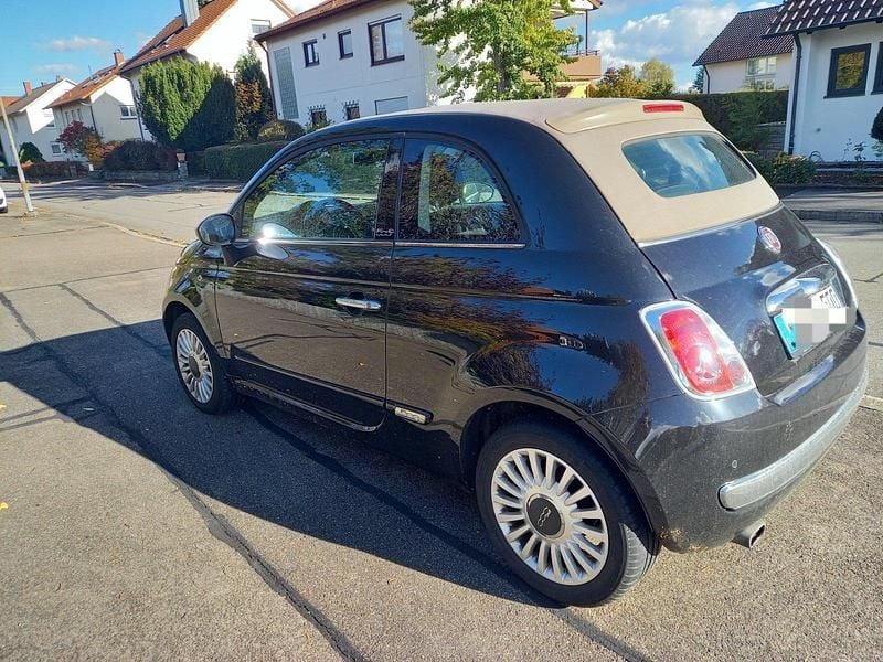 Schwarz Gebraucht 2013 Fiat 500 Cabrio | 5.555 € (Superpreis) - Bild 1/4