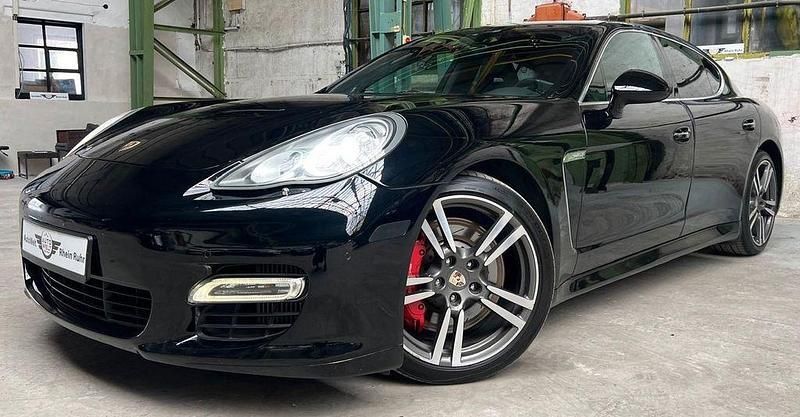 Schwarz Gebraucht 2013 Porsche Panamera Turbo Sport Limousine | 44.990 € - Bild 1/4