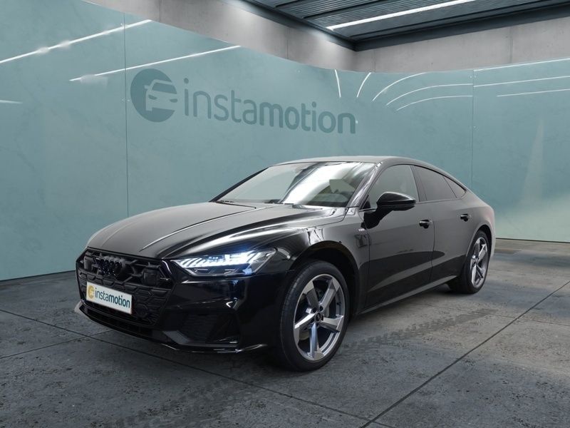 Schwarz Gebraucht 2024 Audi A7 Sportback S-Line Kleinwagen | 75.499 € - Bild 1/4