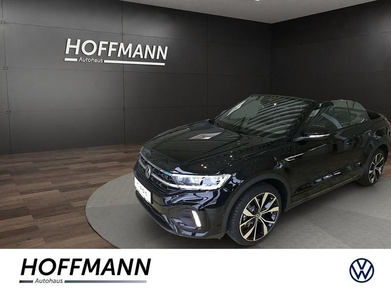 Schwarz Gebraucht 2025 VW T-Roc Cabriolet R-line Cabrio | 42.990 € (Teuer) - Bild 1/4