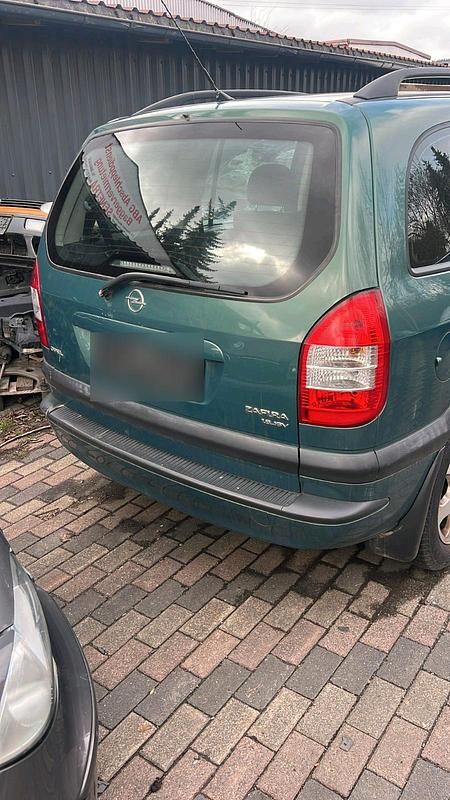Gebraucht Opel Zafira 2002 Grün Van / Kleinbus