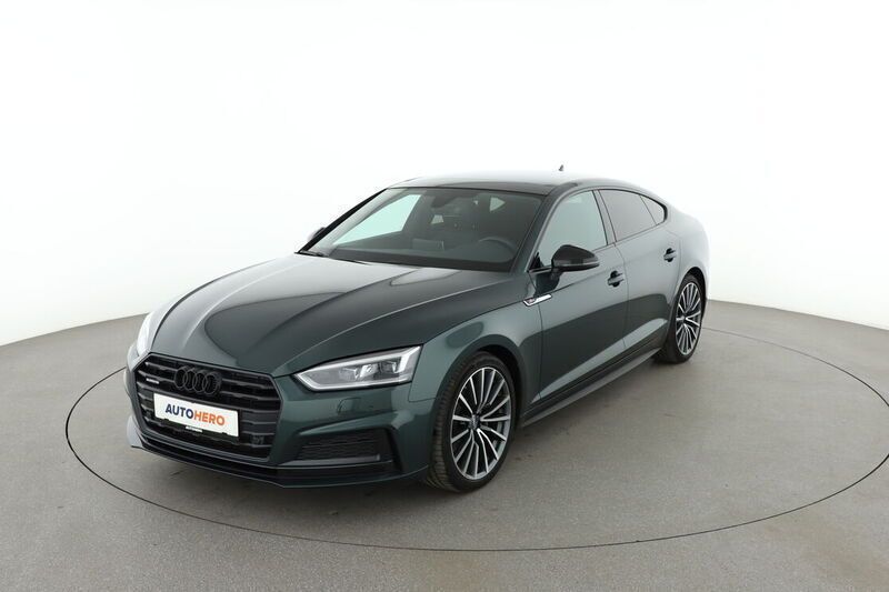 Grün Gebraucht 2019 Audi A5 Sportback Sport Limousine | 31.760 € (Etwas zu teuer) - Bild 1/4