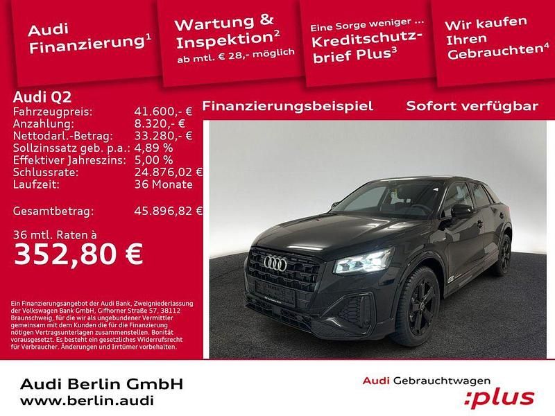 Gebraucht Audi Q2 S-Line 150 PS (110 kW) 2025 Mythosschwarz metallic SUV