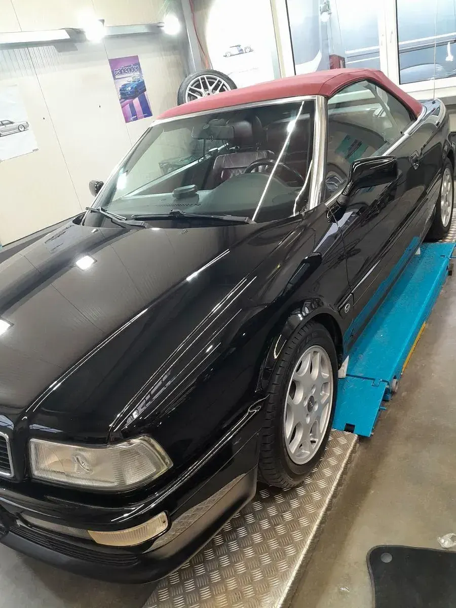Gebraucht Audi Cabriolet 116 PS (85 kW) 1996 Schwarz Cabrio