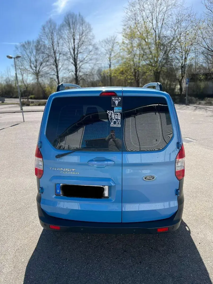 Gebraucht Ford Transit 101 PS (74 kW) 2014 Blau Van / Kleinbus