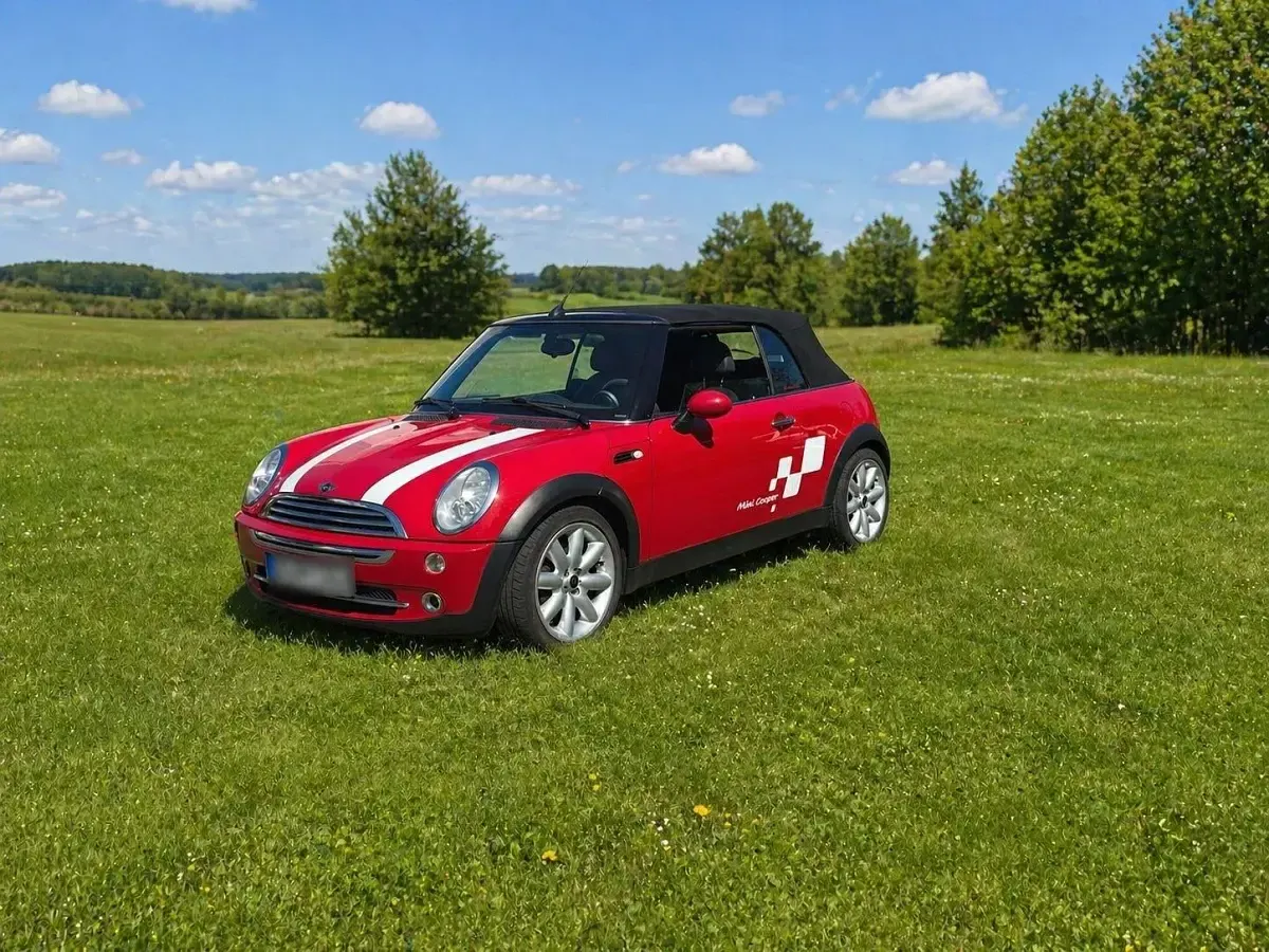 Usata Mini Cooper Cabriolet 116 CV (85 kW) 2005 Rosso Cabrio