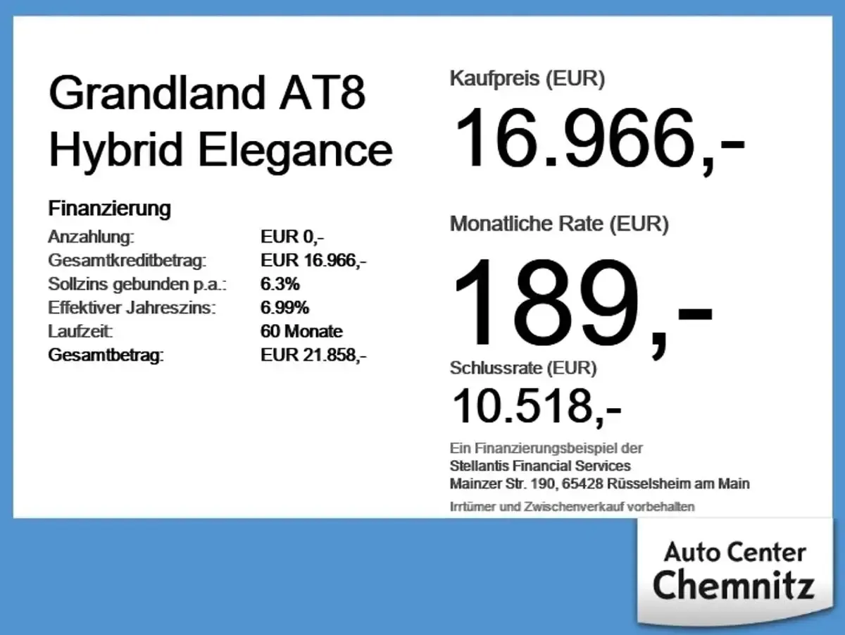 Gebraucht Opel Grandland X Elegance 224 PS (164 kW) 2021 Topas blau / black SUV