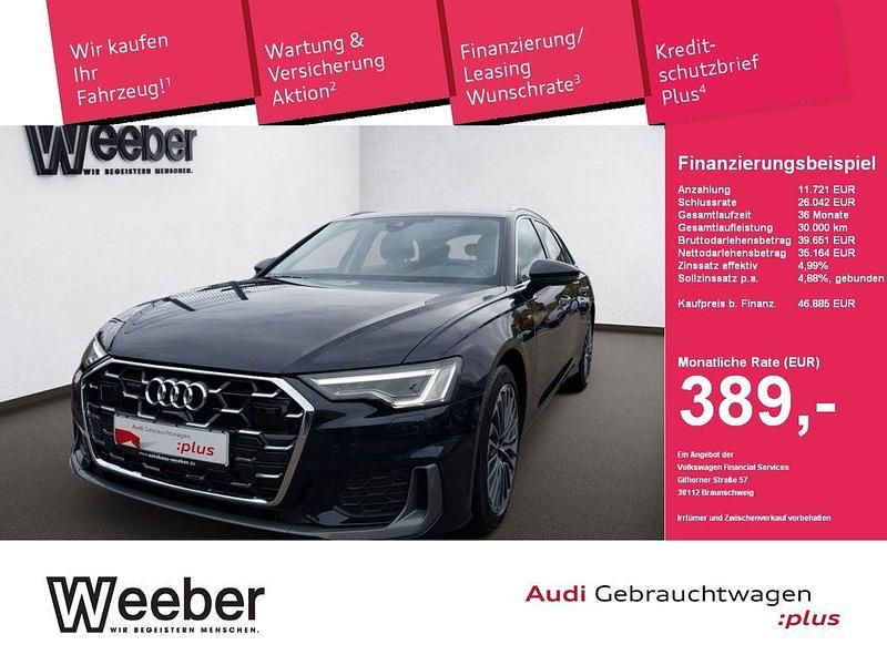 Firmamentblau (metallic) Gebraucht 2023 Audi A6 Ambiente Kombi | 46.885 € (Fairer Preis) - Bild 1/4