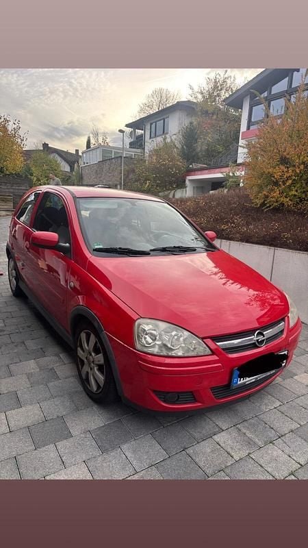 Rot Gebraucht 2005 Opel Corsa Kleinwagen | 899 € - Bild 1/4
