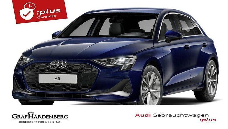 Navarrablau metallic Gebraucht 2025 Audi A3 Advanced Plus Limousine | 33.760 € (Guter Preis) - Bild 1/4
