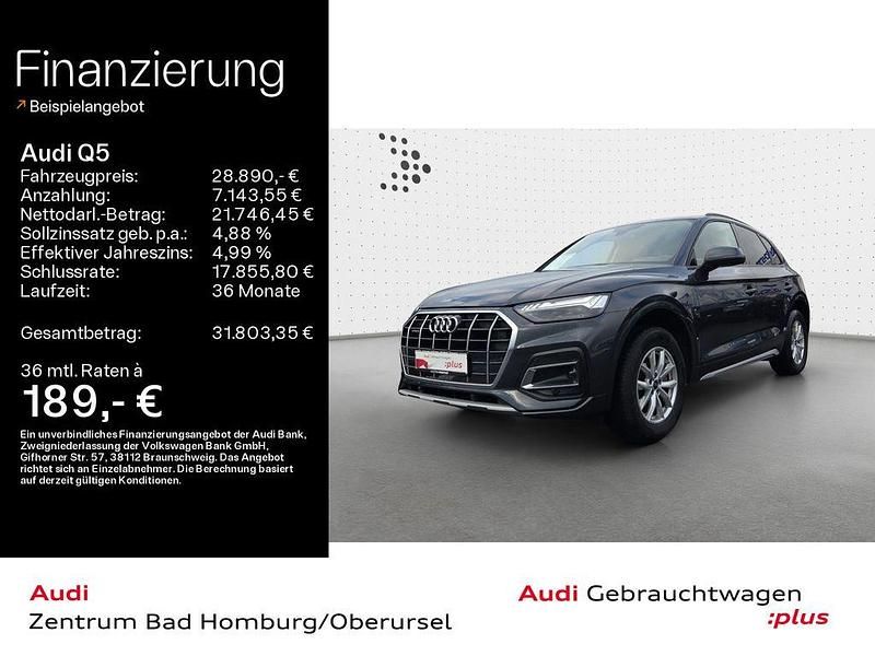 Gebraucht Audi Q5 Advanced Plus 204 PS (150 kW) 2022 Grau SUV