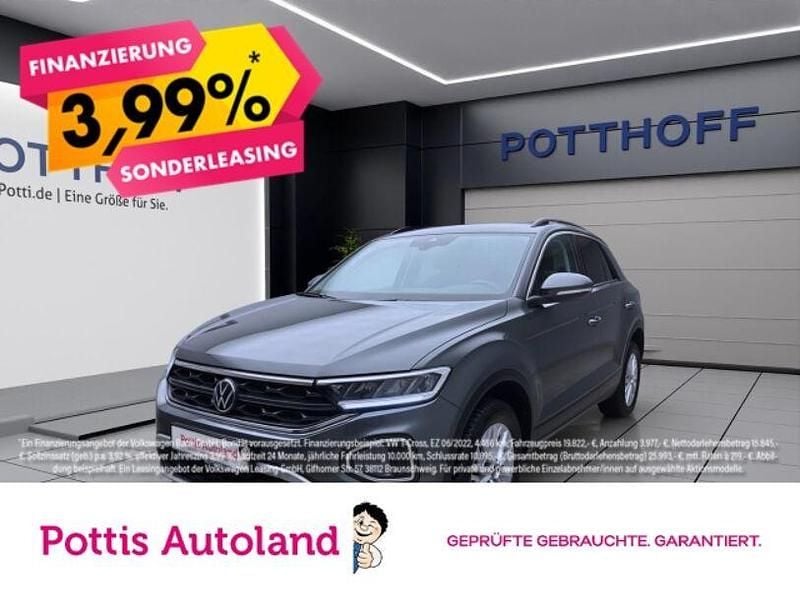Grau Gebraucht 2024 VW T-Roc Life SUV | 21.221 € (Superpreis) - Bild 1/4