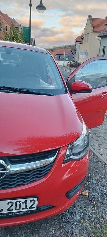 Rot Gebraucht 2016 Opel Karl Edition Kleinwagen | 4.200 € (Superpreis) - Bild 1/4