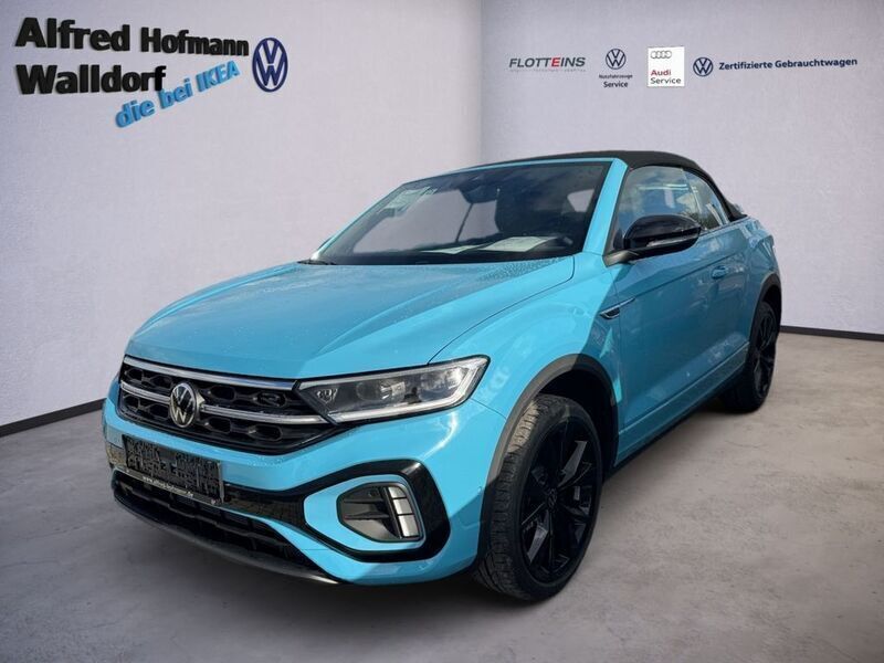 Blau Neu 2025 VW T-Roc Cabriolet R-line Cabrio | 56.897 € - Bild 1/4
