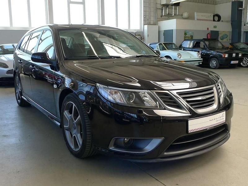 Gebraucht Saab 9-3 280 PS (205 kW) 2008 Jetschwarzmet./jetblackmet. Kombi