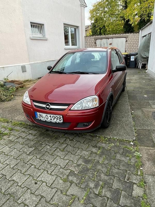 Rot Gebraucht 2006 Opel Corsa Kleinwagen | 1.000 € (Guter Preis) - Bild 1/4