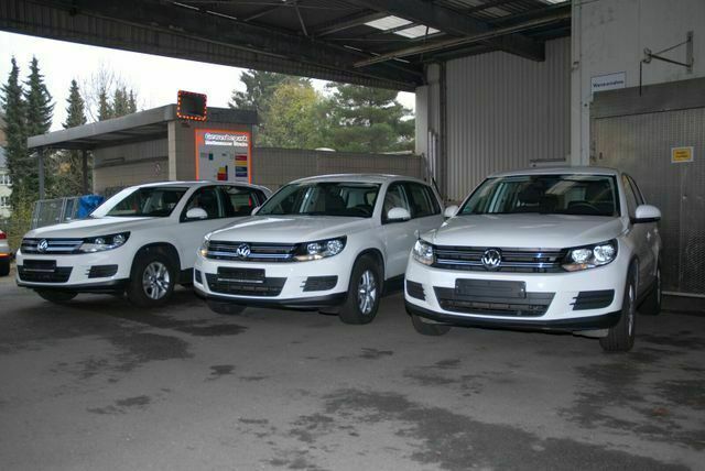 Gebraucht VW Tiguan Trendline 125 PS (91 kW) 2015 Weiß SUV