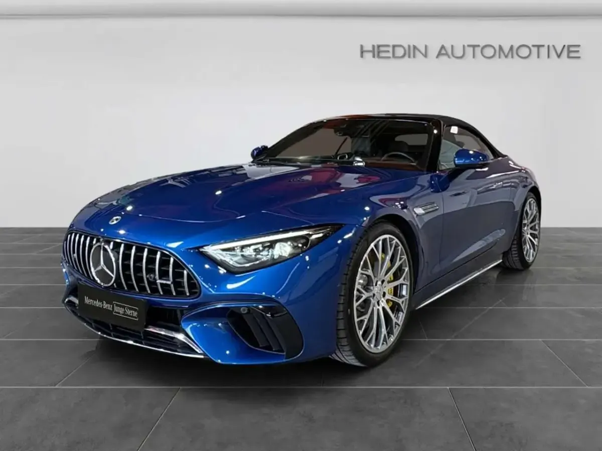 Gebraucht Mercedes SL63 AMG AMG 585 PS (430 kW) 2022 Blau Cabrio
