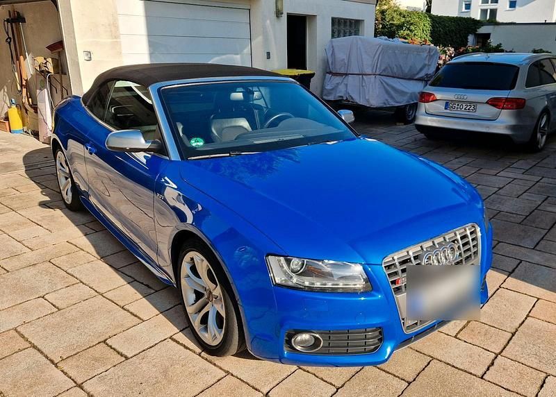Blau Gebraucht 2010 Audi S5 Cabriolet Cabrio | 18.900 € - Bild 1/4