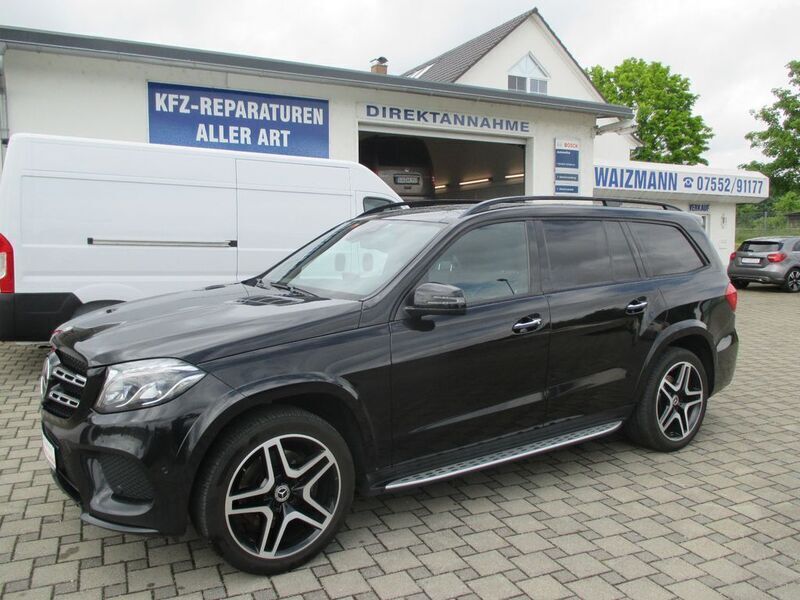 Schwarz Gebraucht 2018 Mercedes GLS350 AMG line SUV | 28.800 € - Bild 1/4