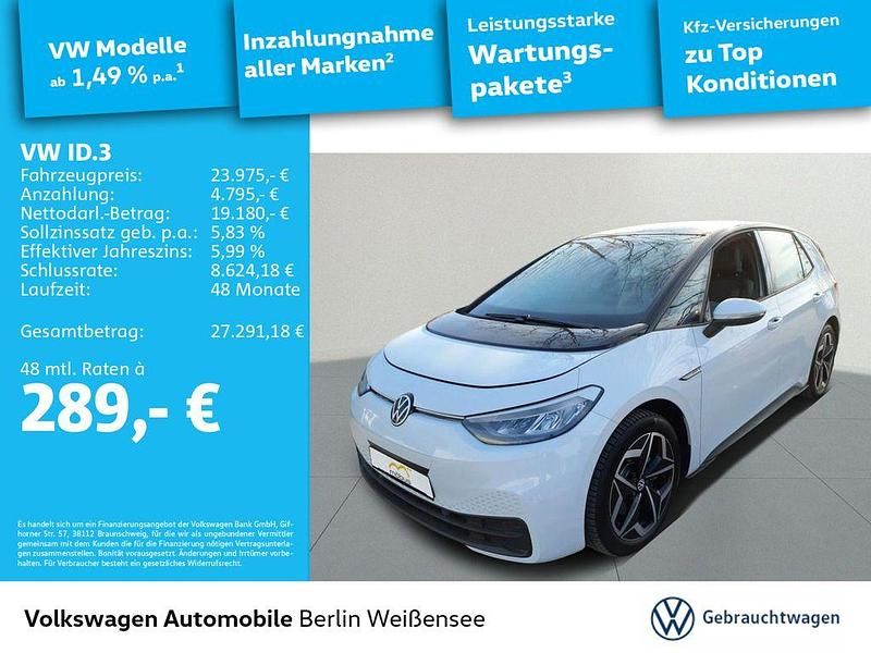 Gebraucht VW ID.3 Pro 150 kW (204 PS) 2023 Weiß Kleinwagen