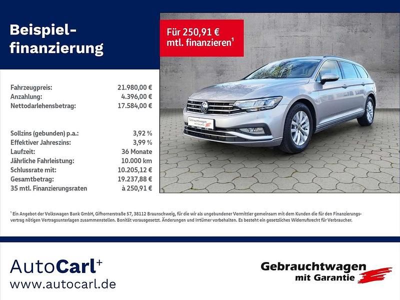 Pyritsilber metallic Gebraucht 2022 VW Passat Business Kombi | 21.980 € (Guter Preis) - Bild 1/4