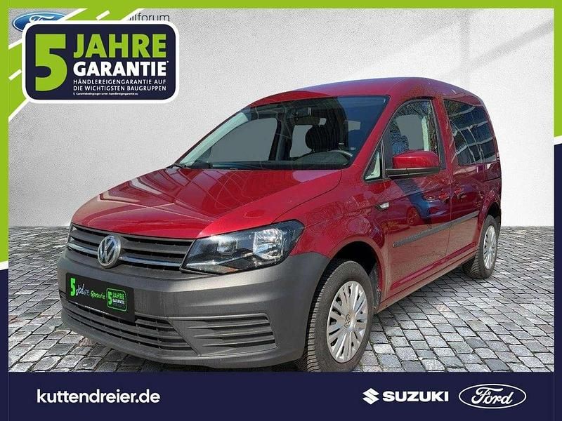 Gebraucht VW Caddy Trendline 102 PS (75 kW) 2020 Fortanarot metallic Van / Kleinbus