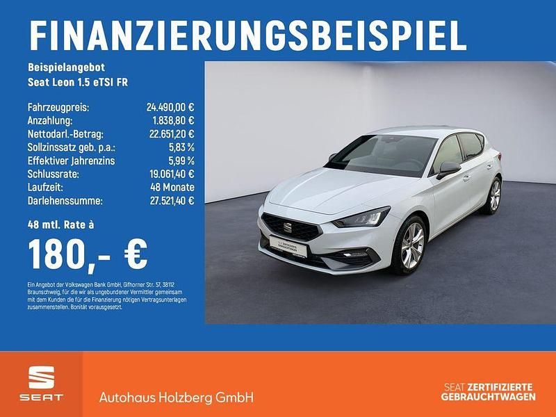 Gebraucht Seat Leon FR 150 PS (110 kW) 2025 "nevada" weiss Limousine