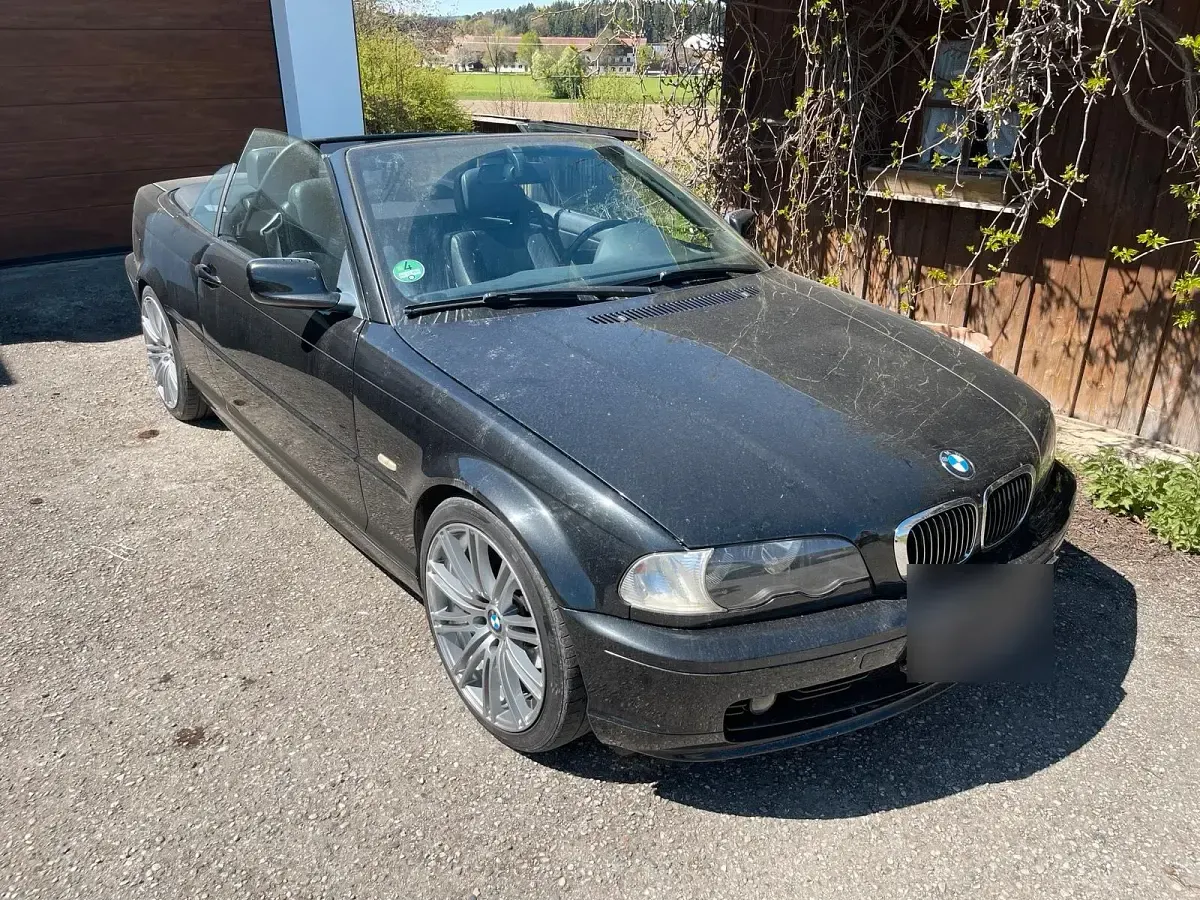 Gebraucht BMW 318 Cabriolet 146 PS (107 kW) 2002 Schwarz Cabrio