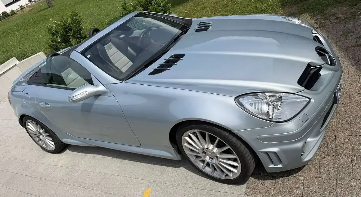 Gebraucht Mercedes SLK55 AMG AMG 360 PS (264 kW) 2005 Silber Cabrio