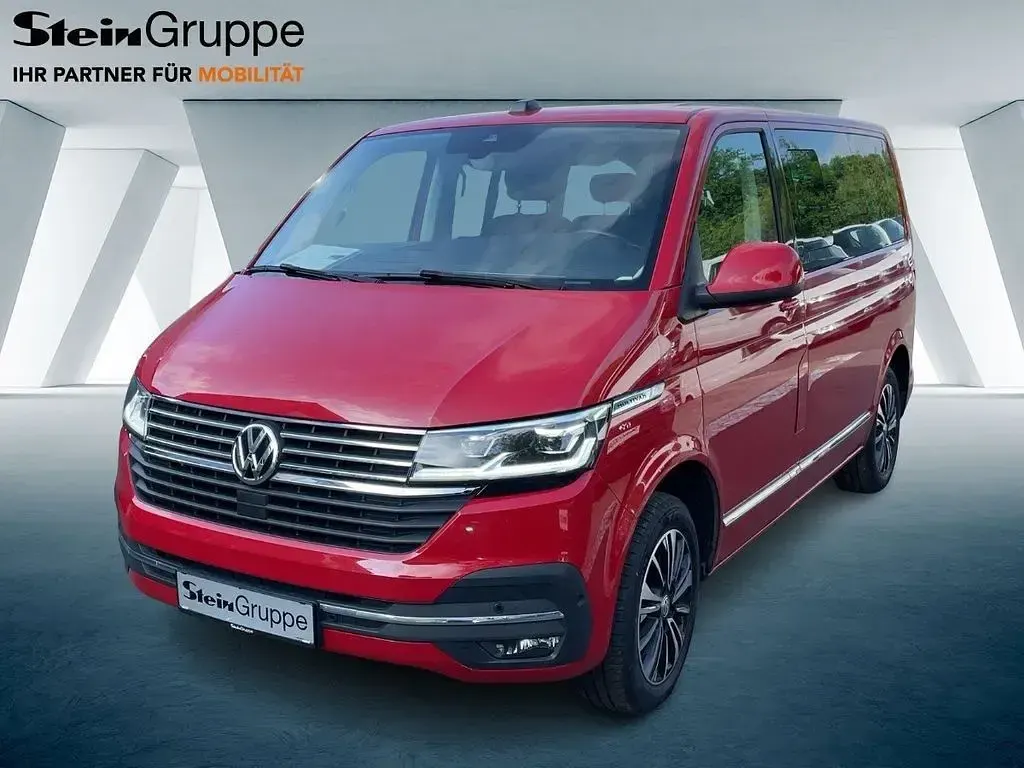 Gebraucht VW Multivan Generation Six 150 PS (110 kW) 2022 Rot Van / Kleinbus