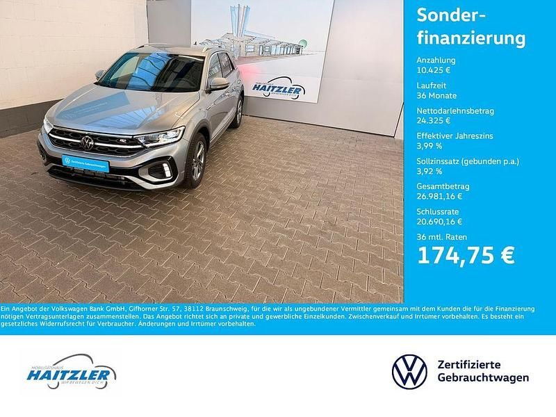 Silber Gebraucht 2025 VW T-Roc R-line SUV | 34.750 € (Etwas zu teuer) - Bild 1/4