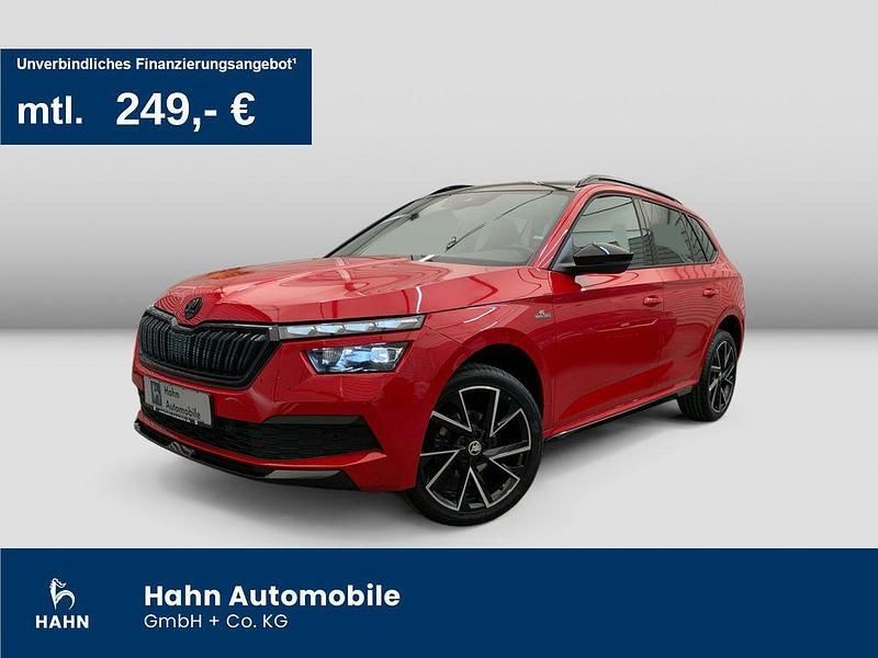 Velvetrot metallic met. Gebraucht 2021 Skoda Kamiq Monte Carlo SUV | 19.950 € (Fairer Preis) - Bild 1/3