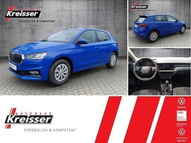 Blau (energyblau) Neu 2025 Skoda Fabia Kleinwagen | 17.980 € (Fairer Preis) - Bild 1/4