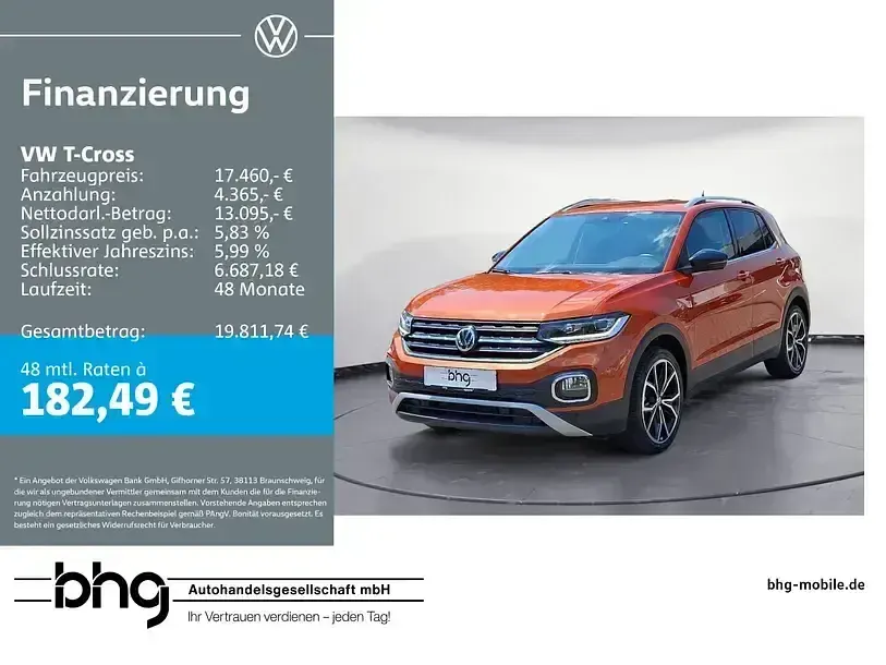 Gebraucht VW T-Cross Life 116 PS (85 kW) 2019 SUV