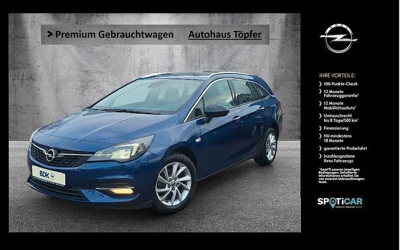 Gebraucht Opel Astra Elegance 122 PS (89 kW) 2021 Blau Kombi