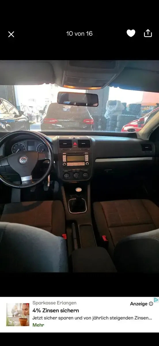 Gebraucht VW Golf V 102 PS (75 kW) 2007 Grau Kleinwagen