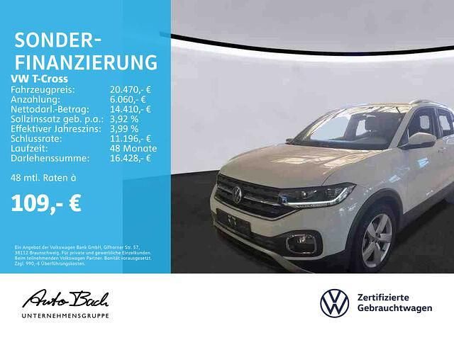 Gebraucht VW T-Cross Pro 110 PS (80 kW) 2022 Weiß (pure white) SUV