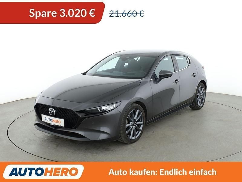 Grau Gebraucht 2021 Mazda 3 Selection Limousine | 18.640 € (Fairer Preis) - Bild 1/3